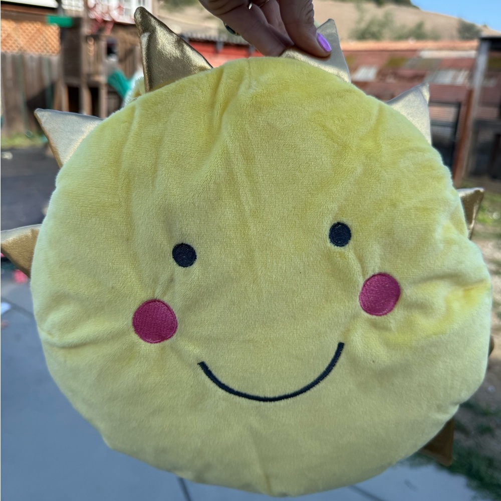 Cute Yellow Sun Plush Infant Costume